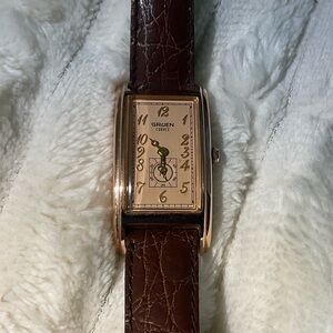 Vintage Art Deco Gruen Curvex Rose Gold Watch